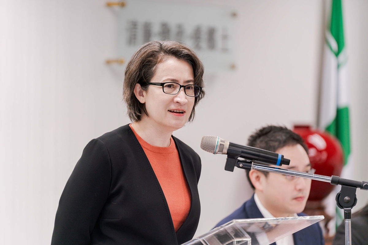 民進黨副總統候選人蕭美琴。 圖：民進黨提供