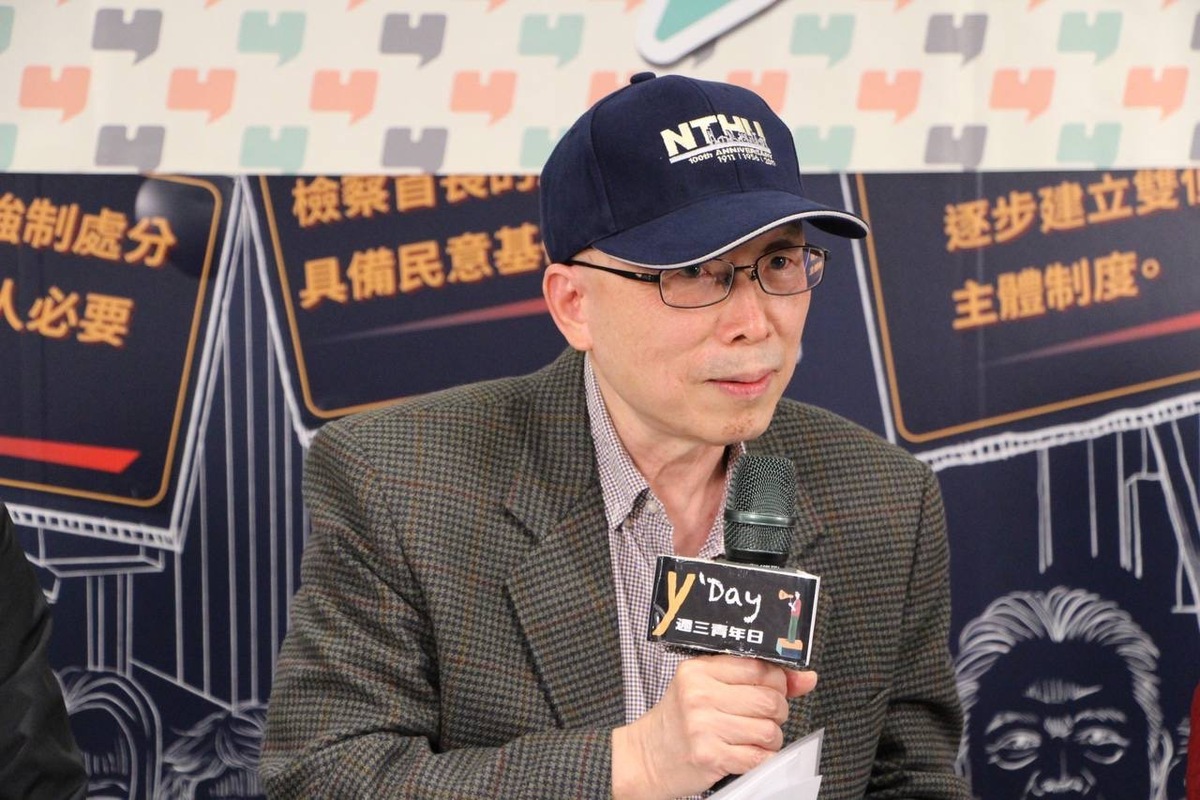 陳憲裕曾擔任高院法官。 圖：Y’s Day「週三青年日」提供