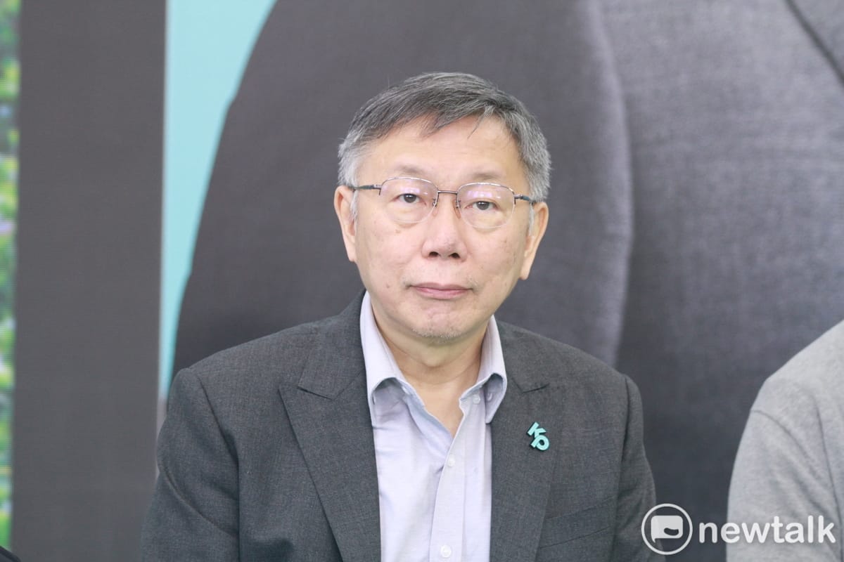 民眾黨總統候選人柯文哲。 圖：周煊惠 / 攝