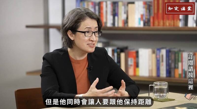 前聯電董事長曹興誠邀民進黨副總統參選人蕭美琴上「知定講堂」YouTube頻道對談。 圖：翻攝知定講堂YouTube