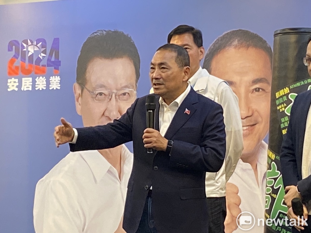 侯友宜坦言，國民黨在這次選舉募款非常困難，感謝地方志工、黨工協助舉辦造勢活動。 圖：林昀真/攝