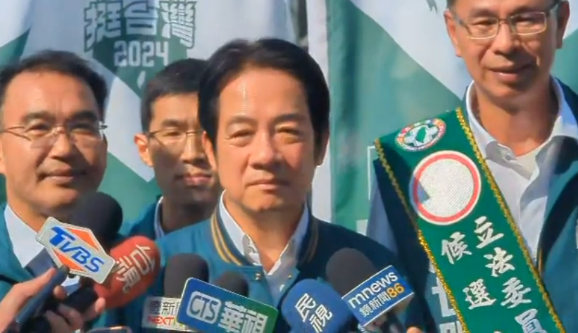 賴清德赴苗栗替康世明站台。 圖：賴清德競總提供