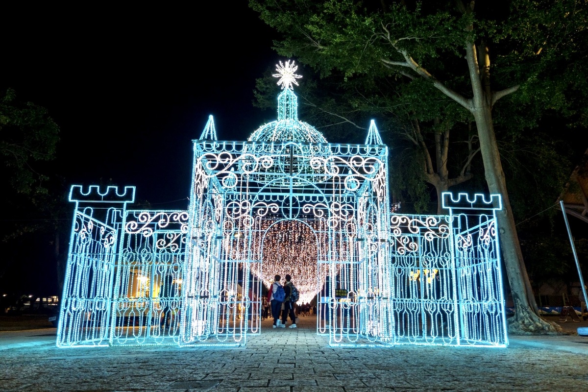 今年台東推出「鐵花燈の祭」的活動，活動展期從12月11日至2024年2 月25日止。 圖：台東縣政府／提供
