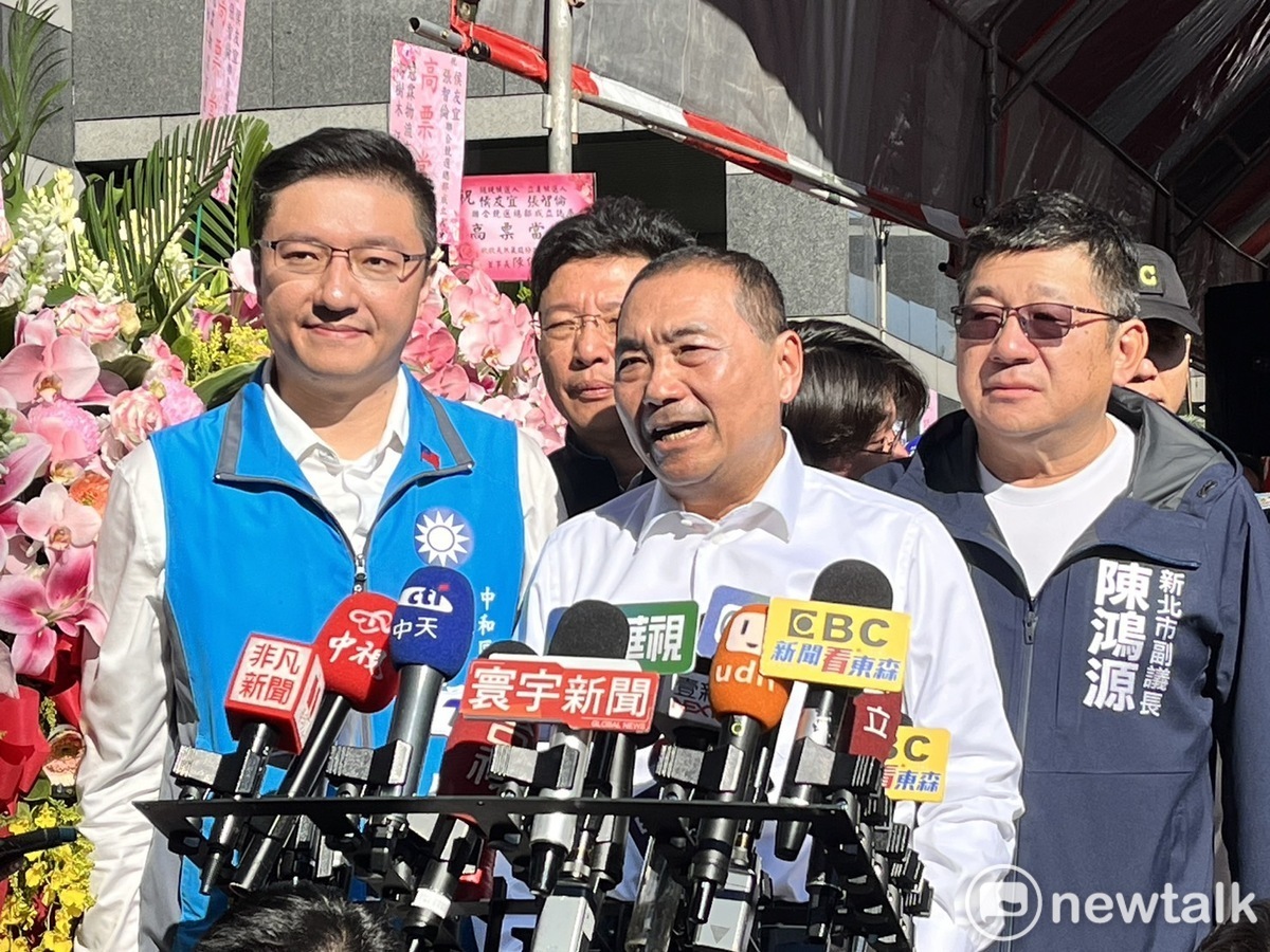 侯友宜喊話賴清德不要製造世代對立，應該看到老師跟家長的煩惱，重申108課綱應調整。 圖：金大鈞/攝