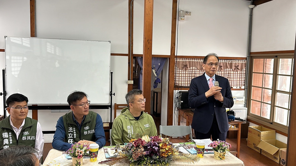 立法院長游錫堃提到，蔡惠如對台灣民主運動發展與文學史都有非常重大的影響。 圖：蔡其昌辦公室提供。