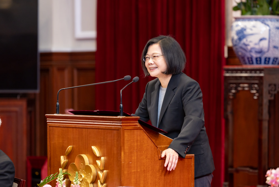 總統蔡英文執政，台灣教育評比在國際屢創佳績。 圖：總統府提供