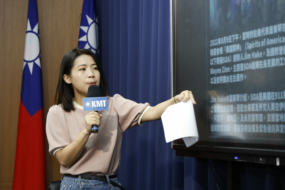國民黨台北立委候選人徐巧芯。 圖：國民黨文傳會/提供