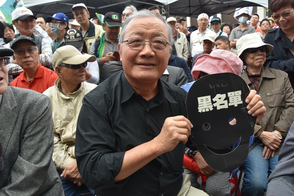 2018.10.20前立委陳文輝參加拒絕中國霸凌活動。 圖:邱萬興拍攝