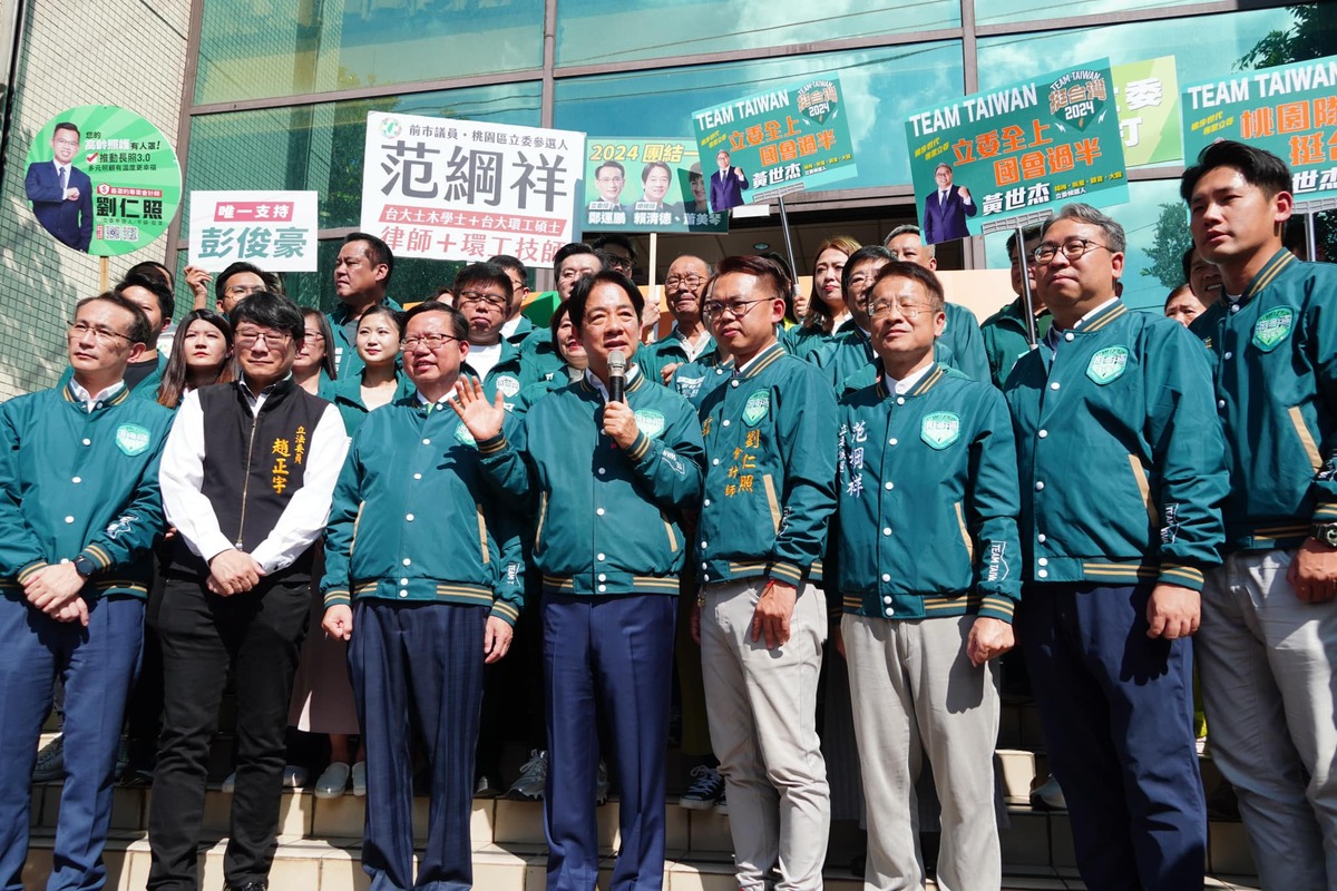民進黨內評估，桃園市立委選情後勢看漲。 圖：翻攝自黃世杰臉書