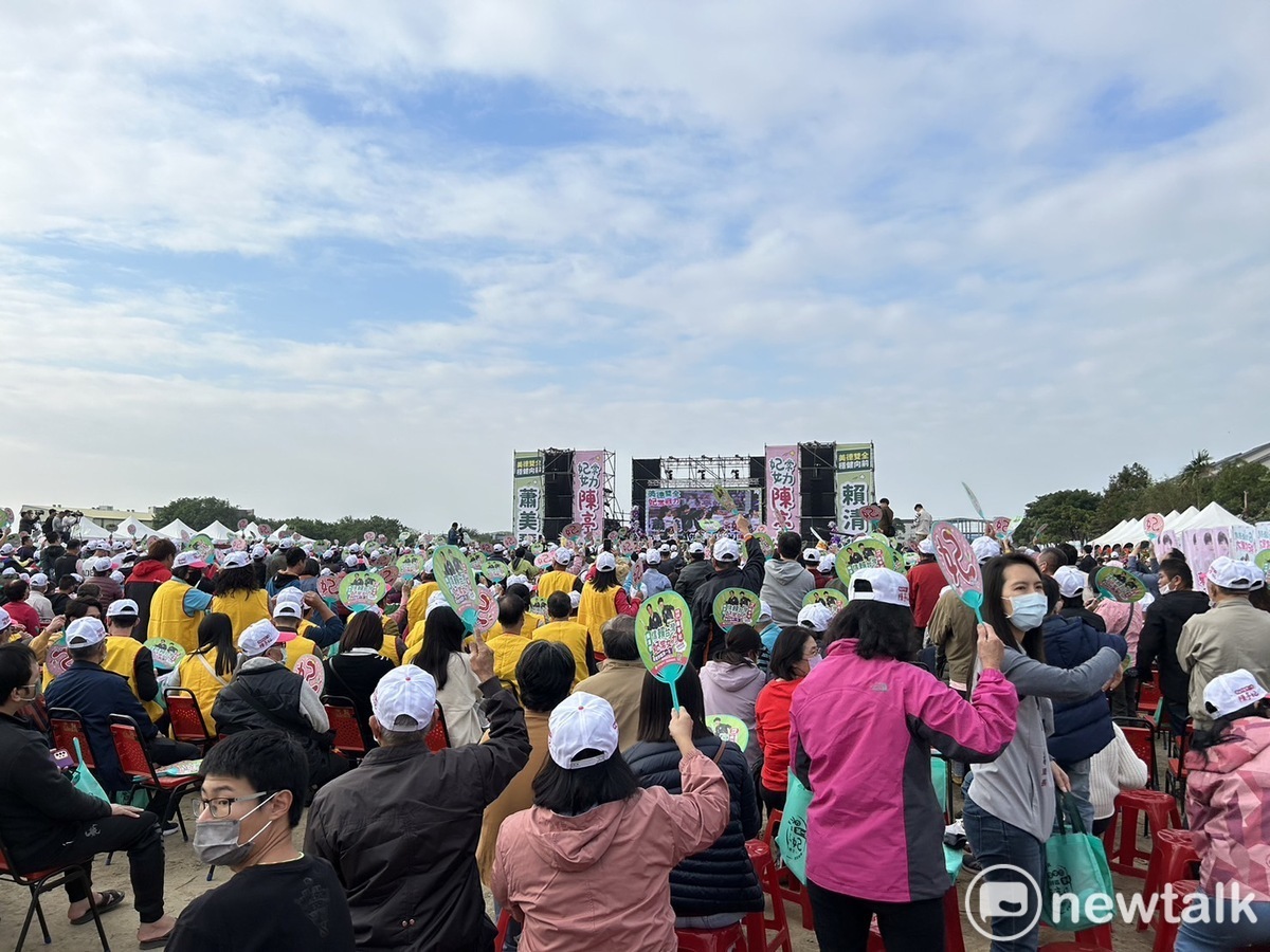陳亭妃競選總部成立，總統蔡英文出席。 圖：黃宣尹攝