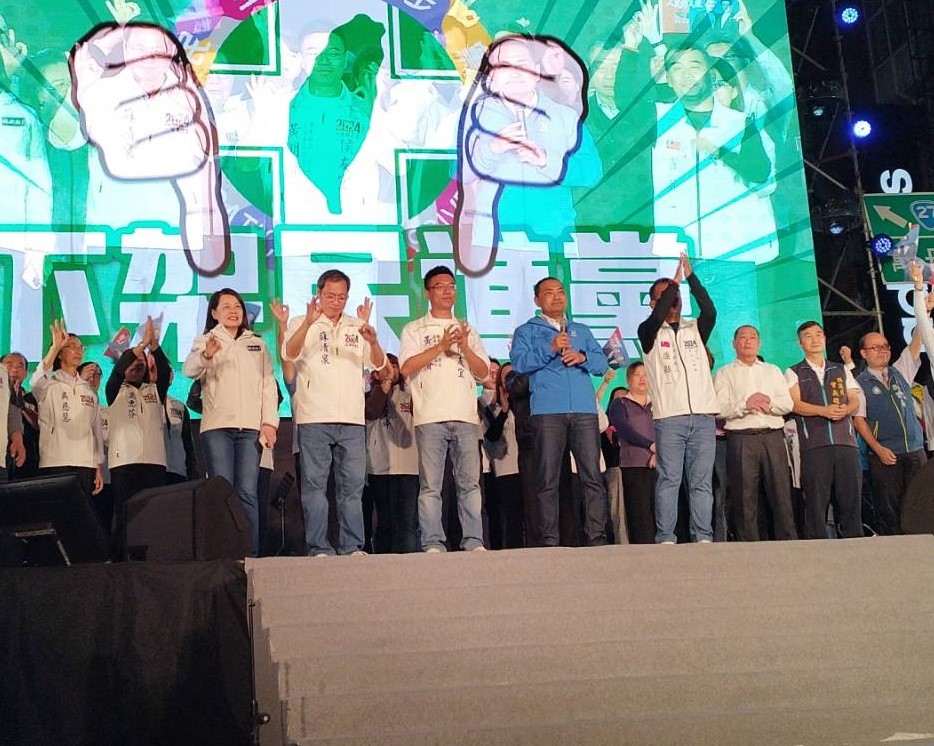 侯友宜屏東競選總部成立大會。 圖：孫家銘攝