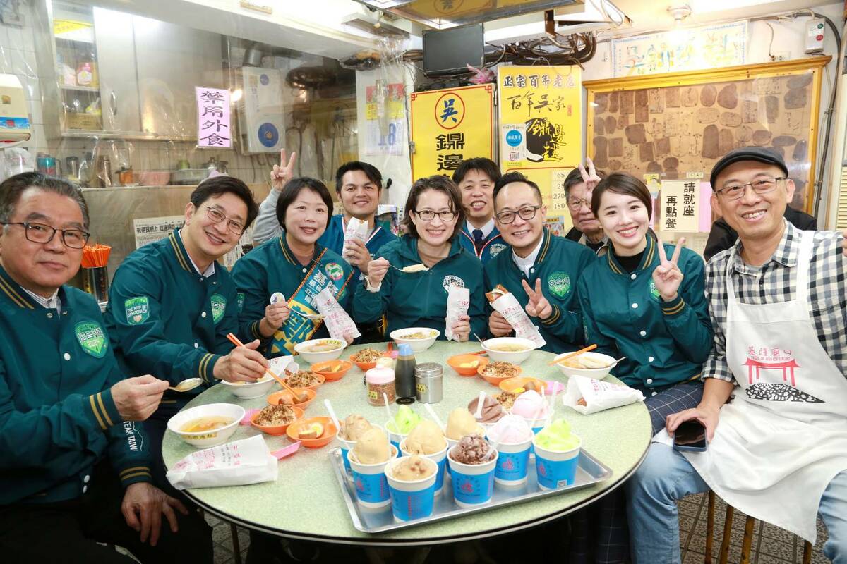 民進黨副總統候選人蕭美琴18日到基隆輔選黨籍立委候選人鄭文婷。 圖：賴清德競總提供