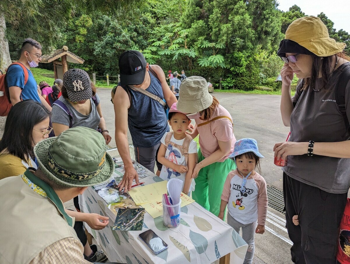 森林攤。 圖：東眼山自然教育中心／提供