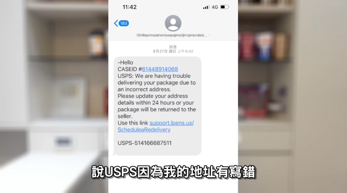 台南Josh表示是自己8月前往美國旅遊時發生的。 圖：翻攝自YT／台南Josh