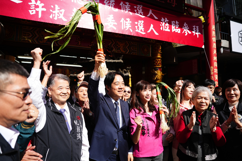 許淑華力拚翻轉松信，賴清德多次力挺。 圖：賴清德競總提供