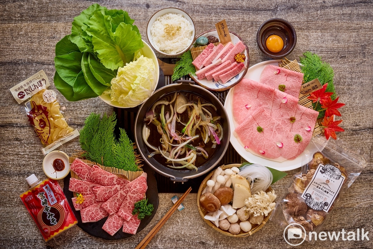 脂・板前鍋物推出宮崎海陸套餐鍋物料理。 唐復年/攝