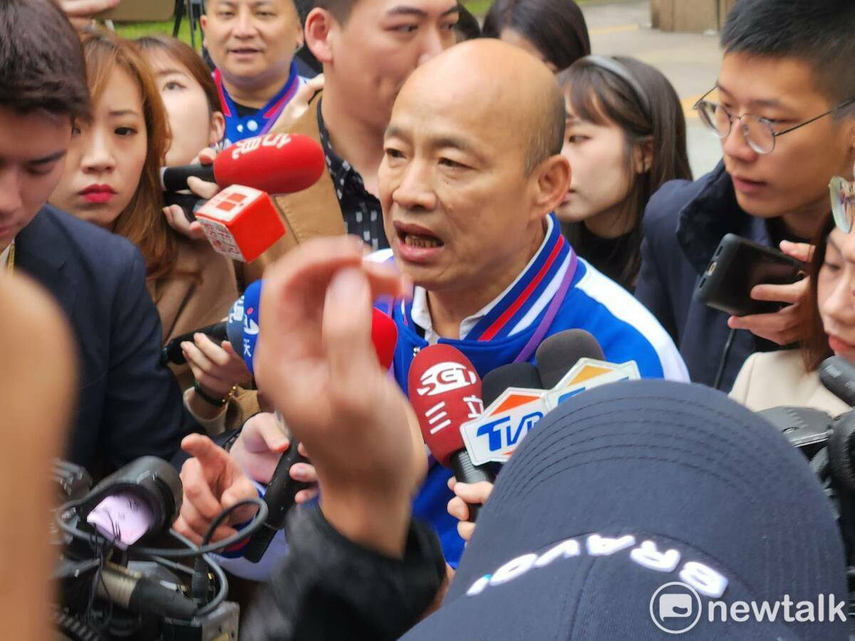 國民黨不分區立委當選人韓國瑜爭取參選立法院長。 圖：黃建豪/攝（資料照）