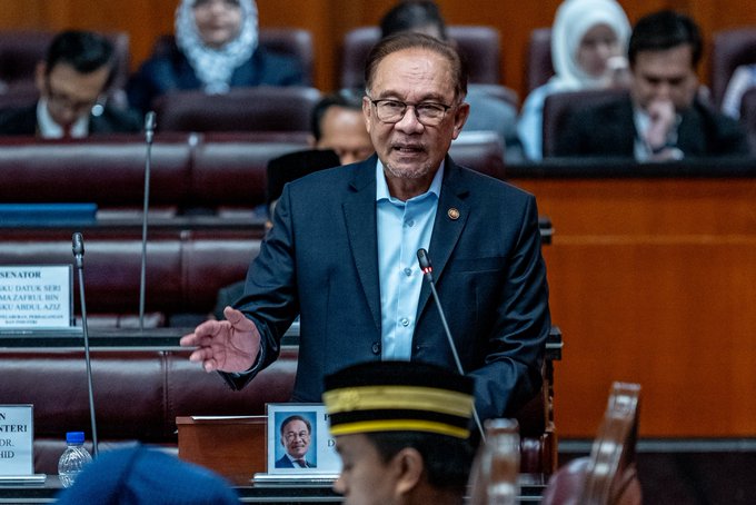 馬來西亞總理安瓦爾．易卜拉辛。 圖：翻攝自Anwar Ibrahim 個人X帳號