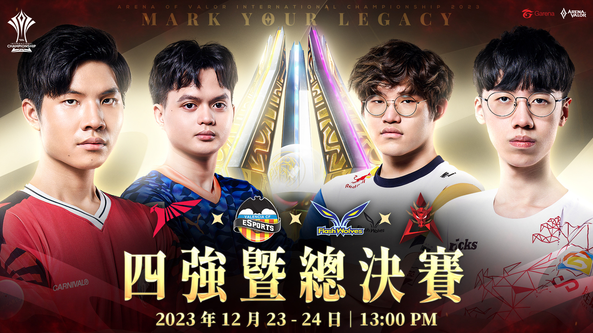 GCS 代表隊伍 FW和 HKA 挺進四強 圖：Garena/提供