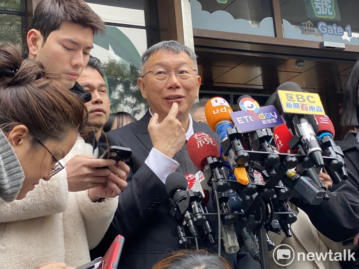 民眾黨總統候選人柯文哲。 圖：周煊惠 / 攝