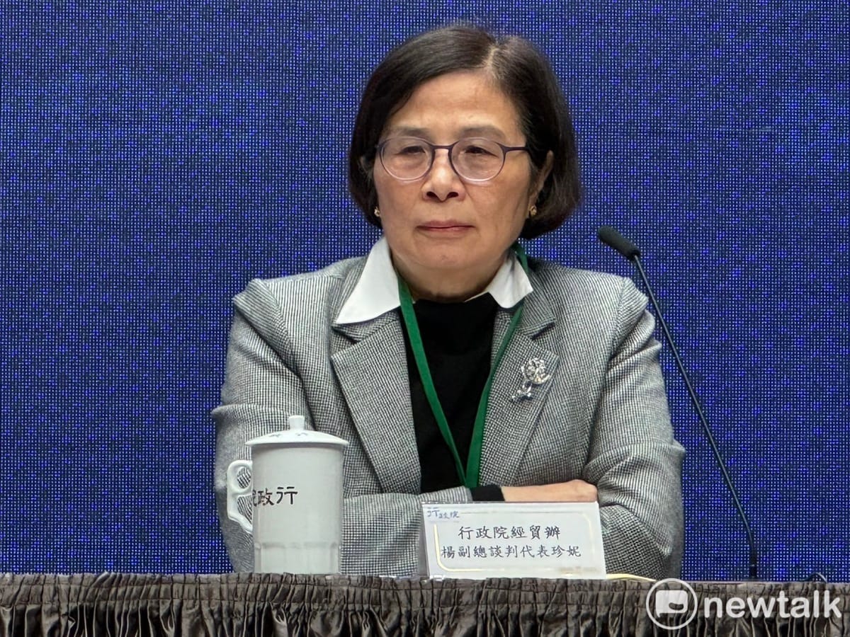 行政院前政務委員暨經貿總談判代表楊珍妮涉職場霸凌。 圖：謝莉慧/攝（資料照）
