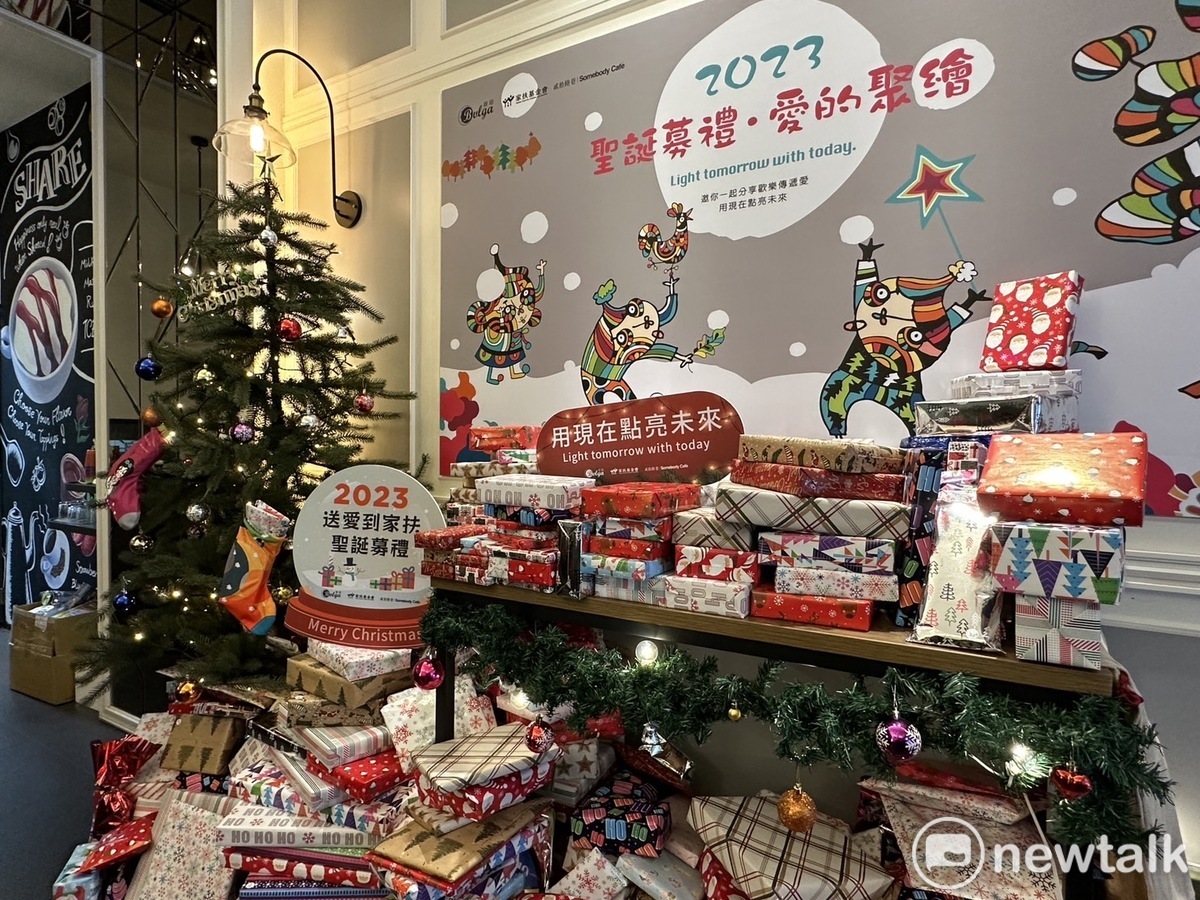 寶格冰淇淋和南台中家扶中心攜手合作，以「聖誕募禮-愛的聚繪」活動為孩童的夢想增添色彩。 唐復年/攝