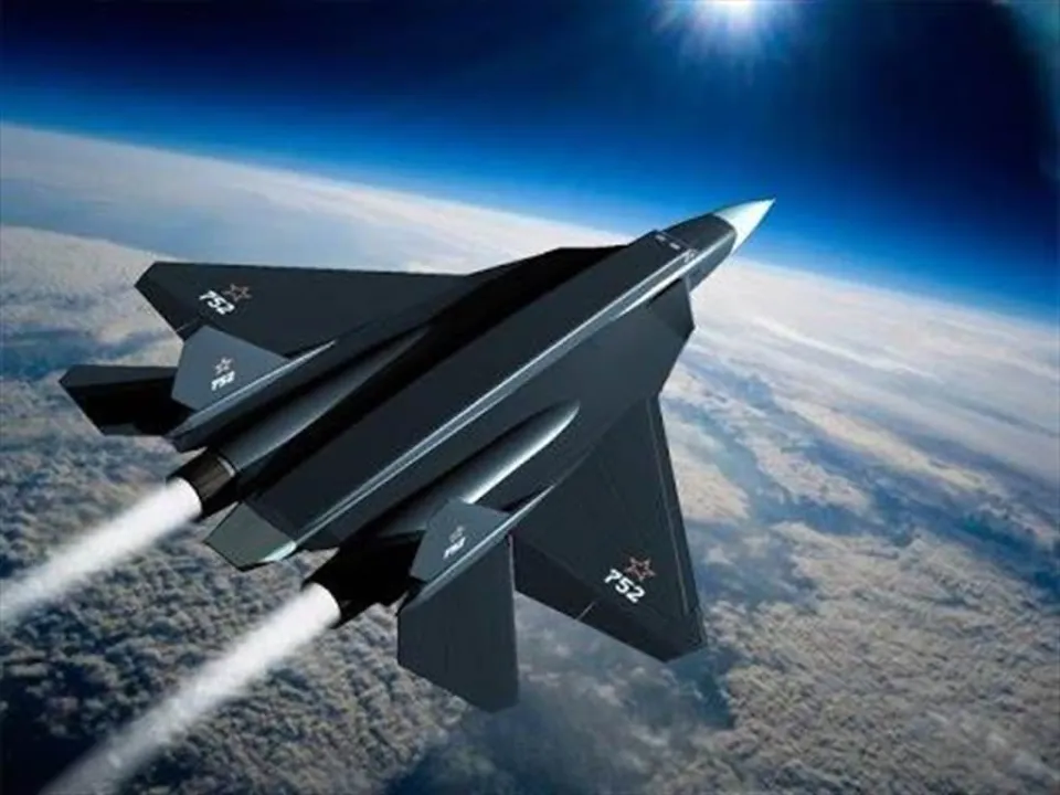 俄國米格-41太空截擊機想像圖。 圖：翻攝自騰訊網