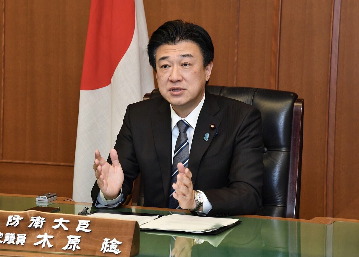 日本防衛大臣木原稔 圖：翻攝自日本防衛省Ｘ（推特）