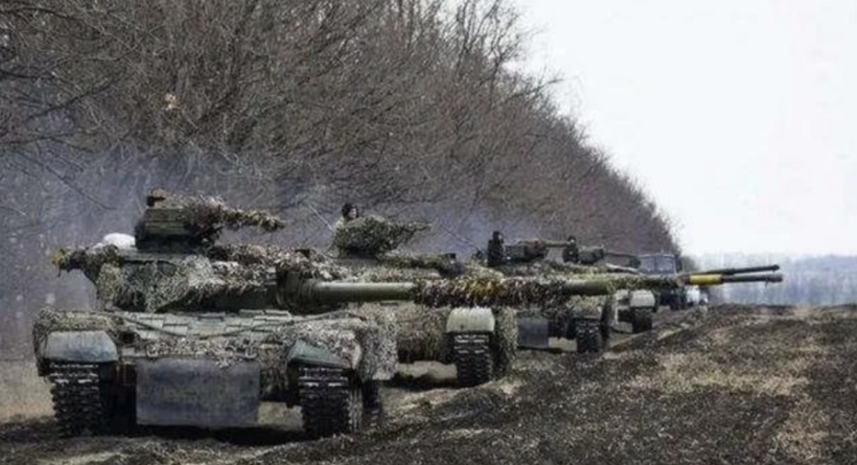 圖為烏軍坦克軍隊。 圖：翻攝自騰訊網