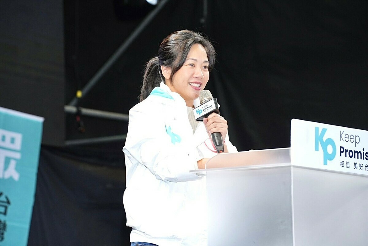 民眾黨副總統候選人吳欣盈。 圖：民眾黨 / 提供（資料照）