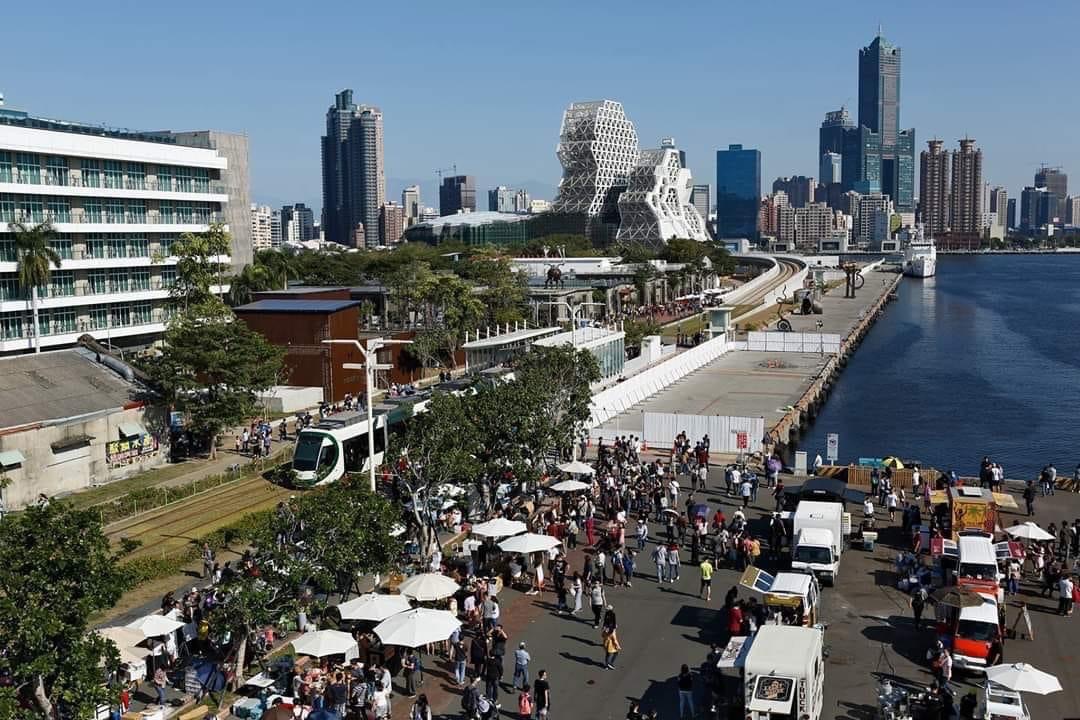 輕軌是高雄都會核心區的城市動能心臟。 圖：高雄市政府/提供