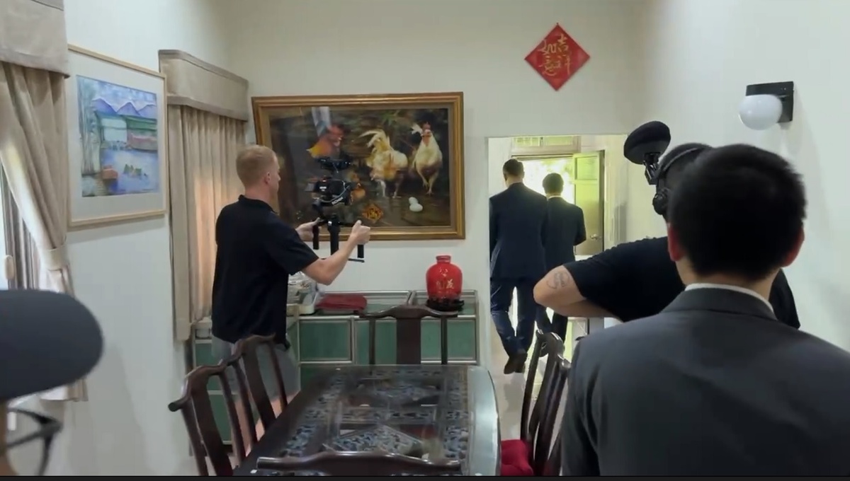 賴清德萬里老家餐廳部分。 圖：翻拍自賴競總提供影片