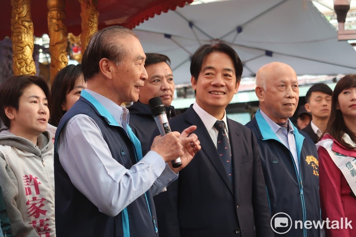 黨籍國民黨的信義區永吉里里長陳永昌表態支持賴清德當總統 圖：林朝億/攝