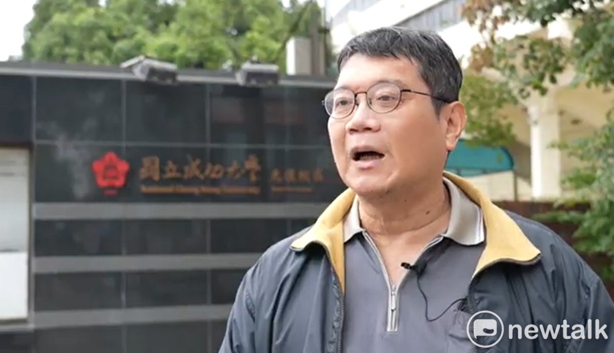 成功大學都市計劃學系教授石豐宇表示，在選舉期間炒作南鐵案容易使議題被過度簡化。 圖：黃宣尹攝