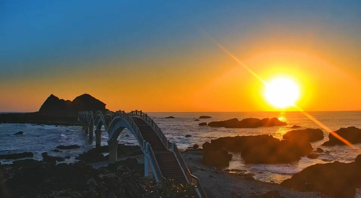 圖為迎接2025年曙光情境示意圖 圖：東部海岸國家風景區管理處／提供（資料照）