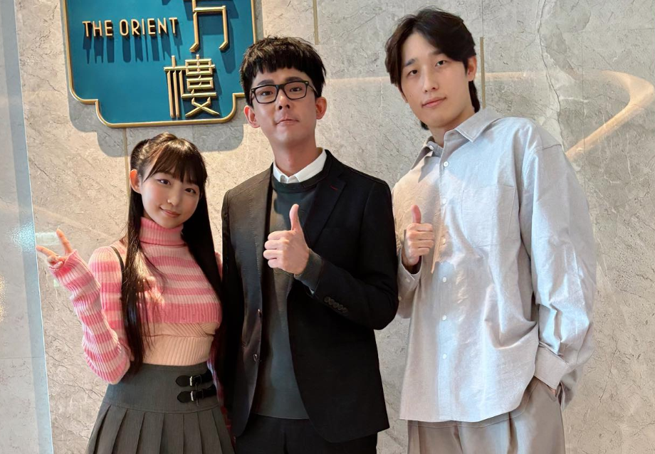 阿滴（中）作為創作者協會理事長，也在活動結束後跟表恩智、金東載合照。 圖：翻攝自表恩智IG