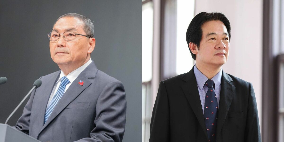 國民黨總統候選人侯友宜、民進黨總統候選人賴清德。 圖：取自侯友宜、賴清德臉書（新頭殼合成）