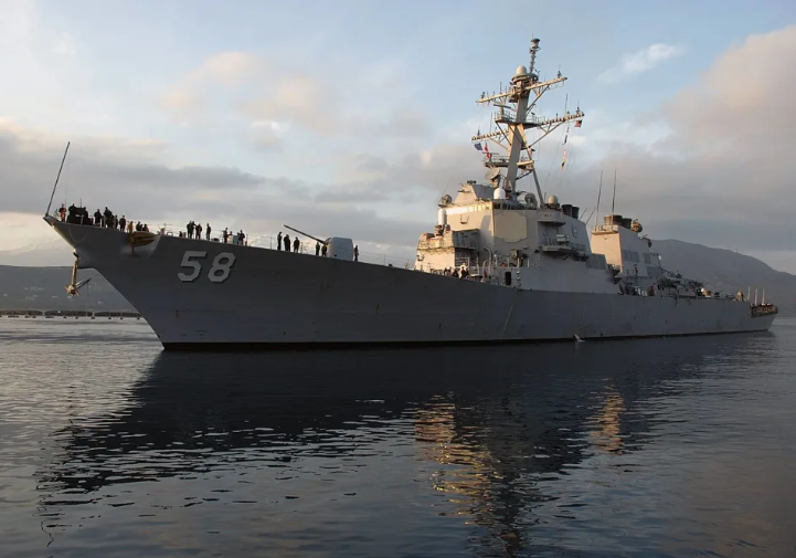 美國中央司令部 13 日表示，美軍「拉布恩號」( DDG-58）驅逐艦 12 日凌晨於紅海地區遭到胡塞武裝組織襲擊，但未造成人員傷亡。 圖：翻攝自FB@USSLABOON