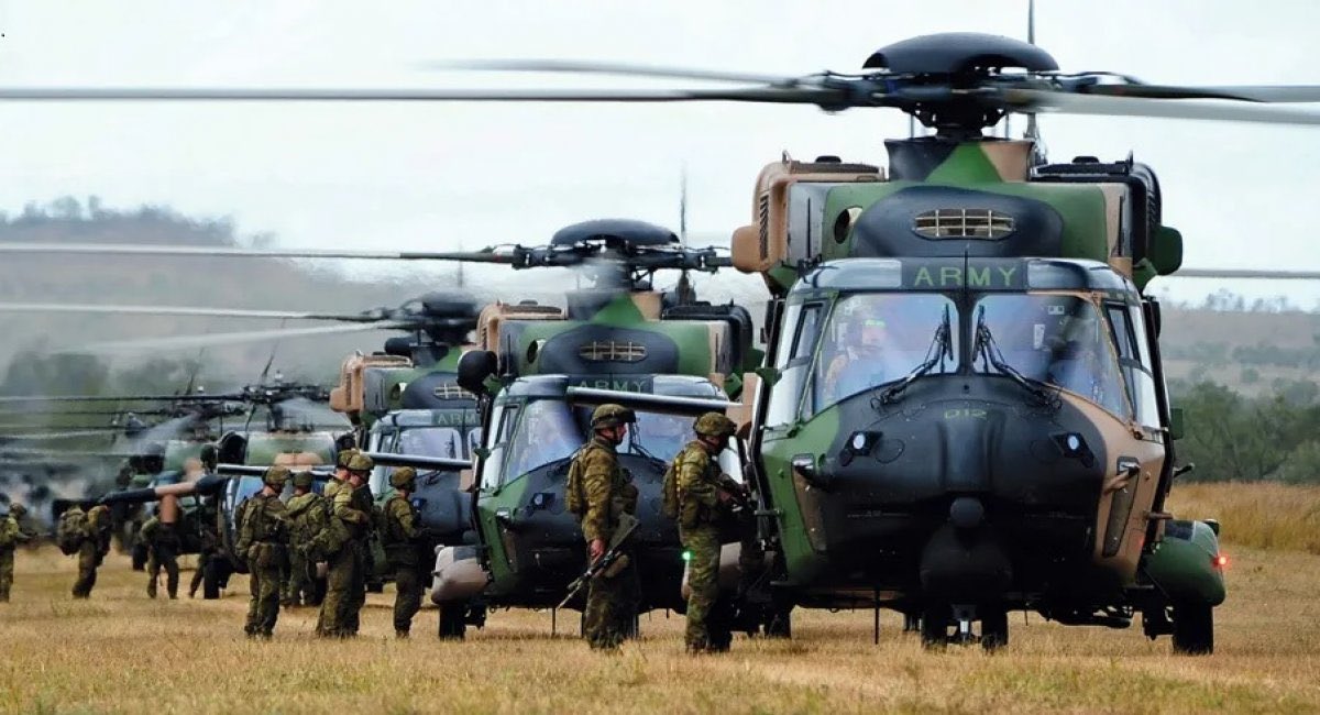 烏克蘭打算向澳洲購買 NH90 直升機，澳洲決定直接將它們提前「汰除」。 圖：翻攝自 Ukrainian Front X（前推特）帳號