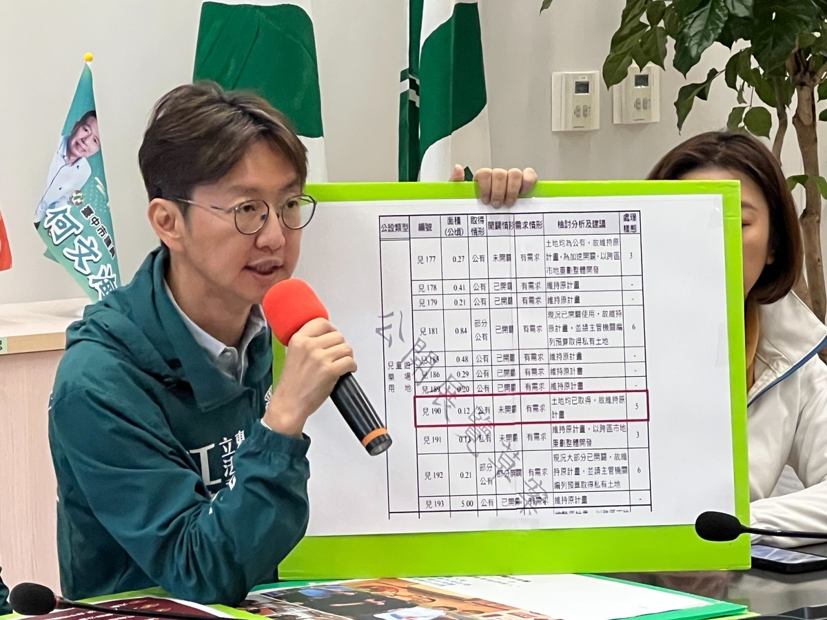 江肇國開記者會，指控羅廷瑋與家人經營的老鑼牛肉麵店佔用公有地。 圖 :江肇國競總/提供
