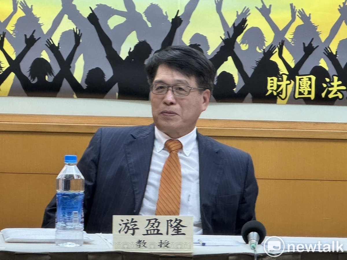 財團法人台灣民意教育基金會董事長游盈隆。 圖：謝莉慧/攝（資料照）