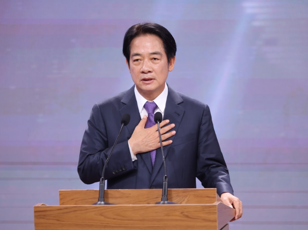 賴清德細數8年「屬於台灣的時代」，感性喊話國人勿再走回頭路。 圖：台北市攝影記者聯誼會提供