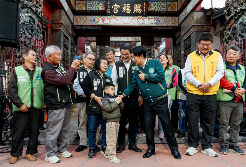 賴清德赴雲林輔選劉建國，展現高人氣。 圖：賴清德競總提供