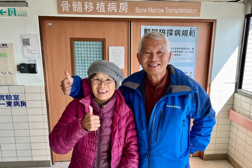 張女士與癌症抗戰了九年，近日接受花蓮慈濟CAR-T治療喜獲重生。 圖：黃思齊/攝（花蓮慈濟 提供）