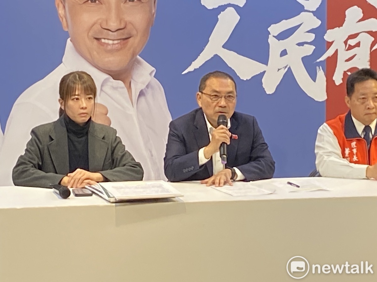 侯友宜表示，民進黨常將「多元社會」掛在嘴上，其實都是在騙選票。 圖：林昀真/攝
