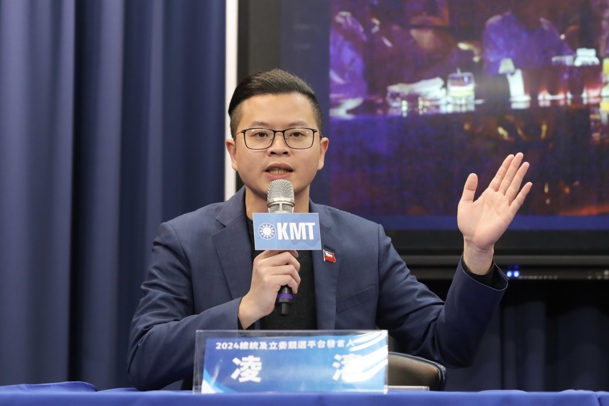 國民黨籍桃園市議員凌濤。 圖：國民黨文傳會/提供（資料照）