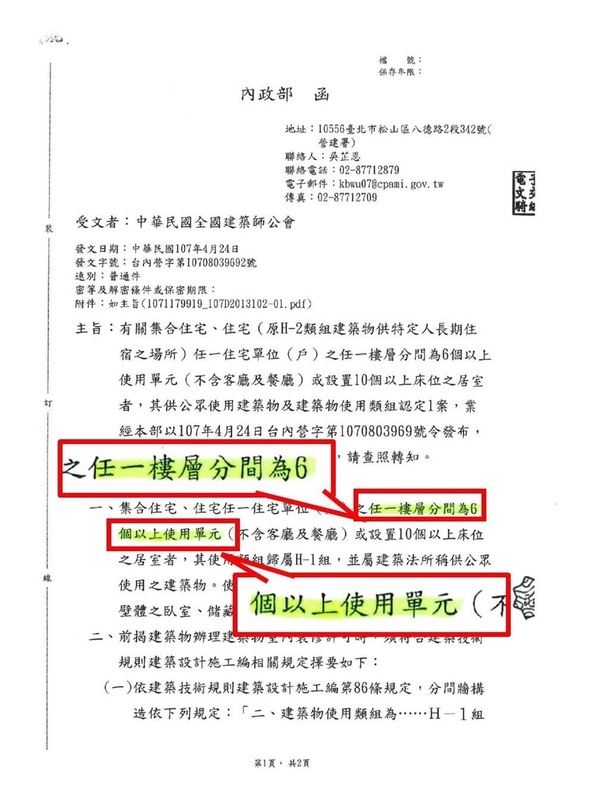 民進黨出示相關法規證明凱旋苑需兩年一次公安申報 圖：民進黨提供