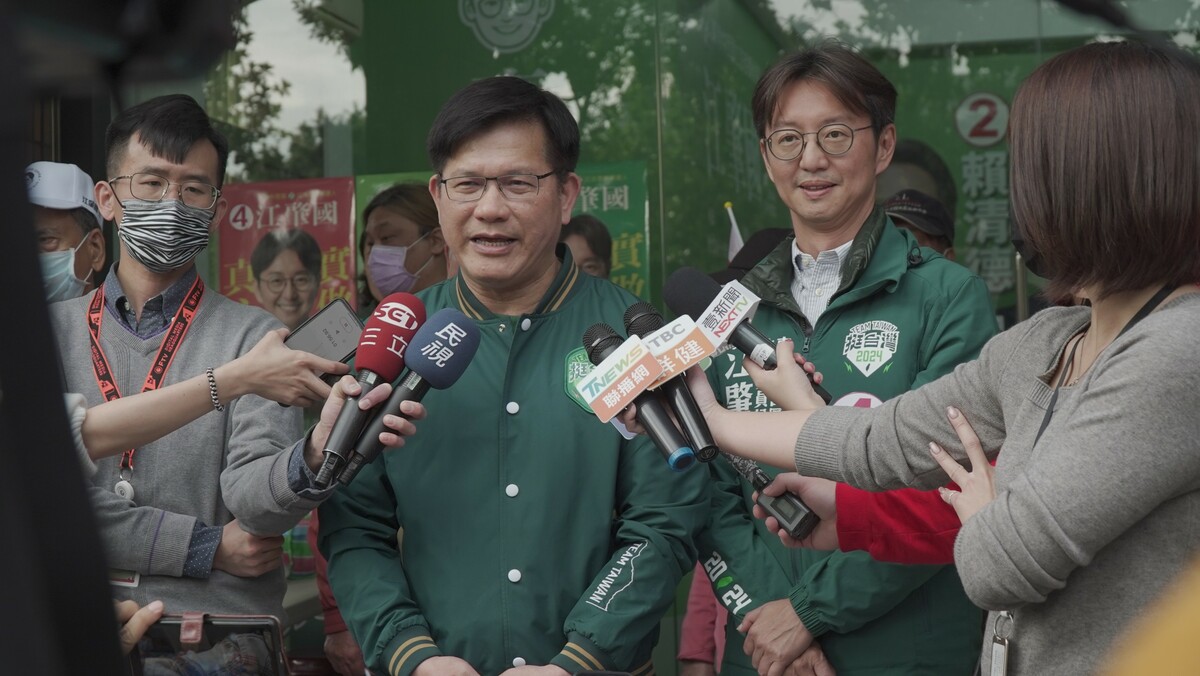 林佳龍提到，江肇國本著從政的初心而非利益取向，是對台中市這座文化城的愛心。 江肇國競總/提供