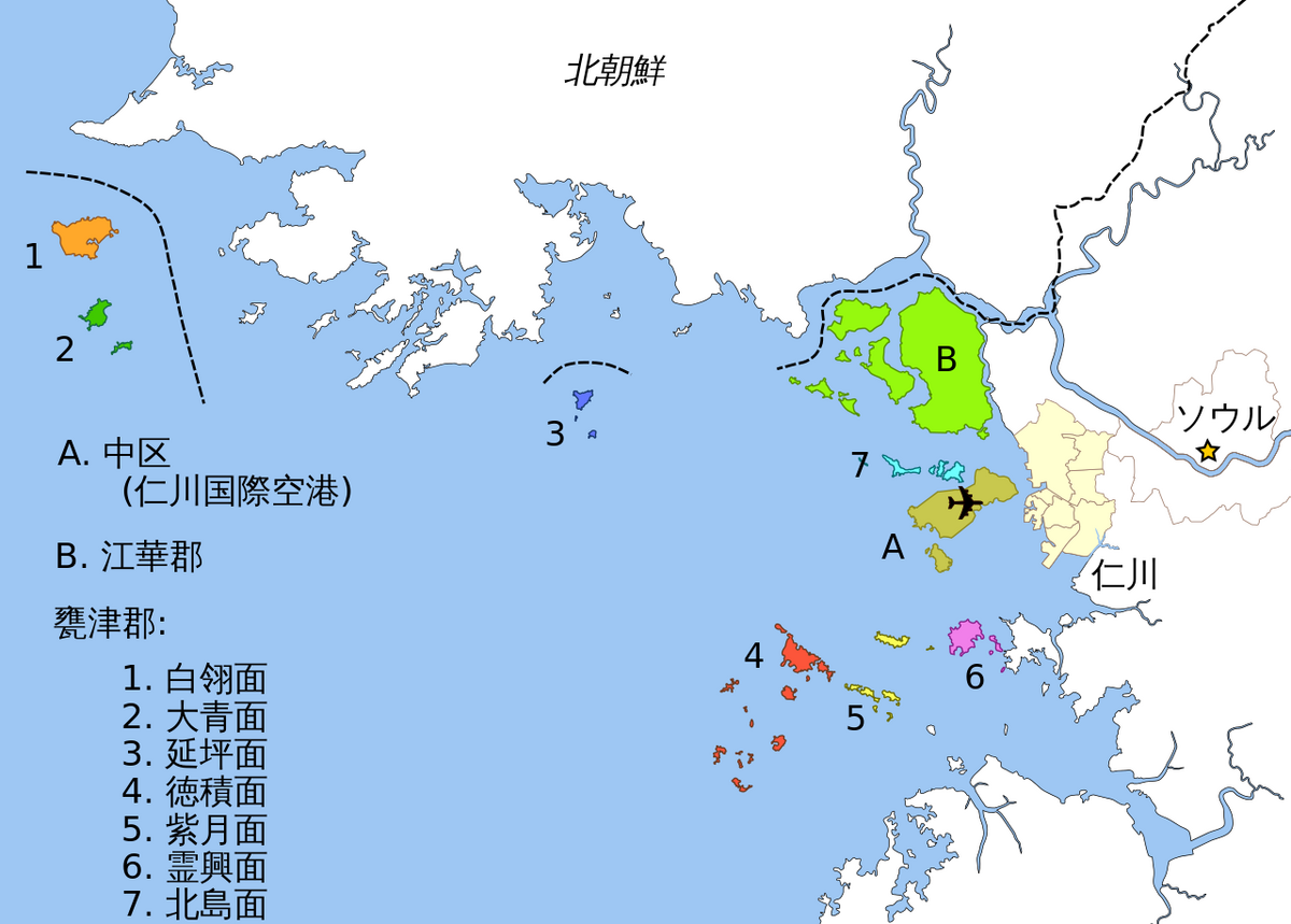 延坪島位置圖。 圖 : 翻攝自維基百科