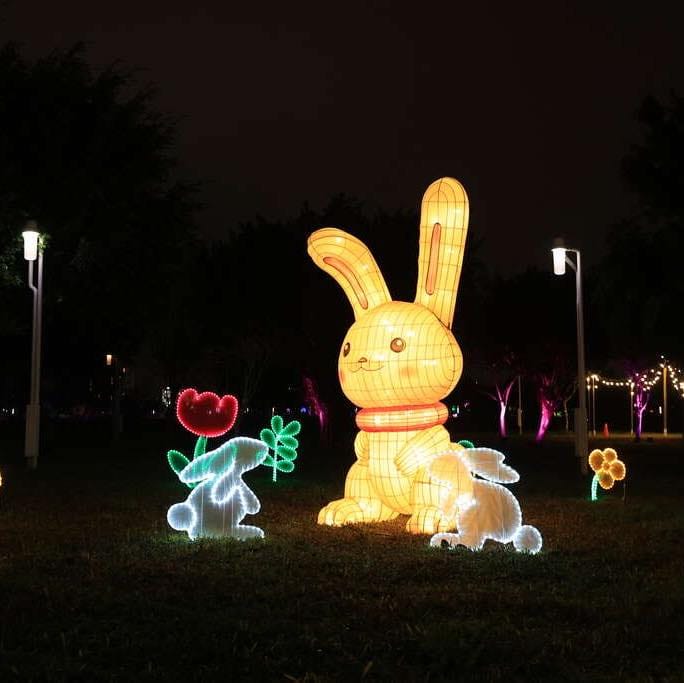 2024中台灣元宵燈會於全台最大的都會公園「中央公園」舉辦，佈展區域達15公頃。（2023年燈會照） 圖：翻攝自台中市政府觀旅局官網